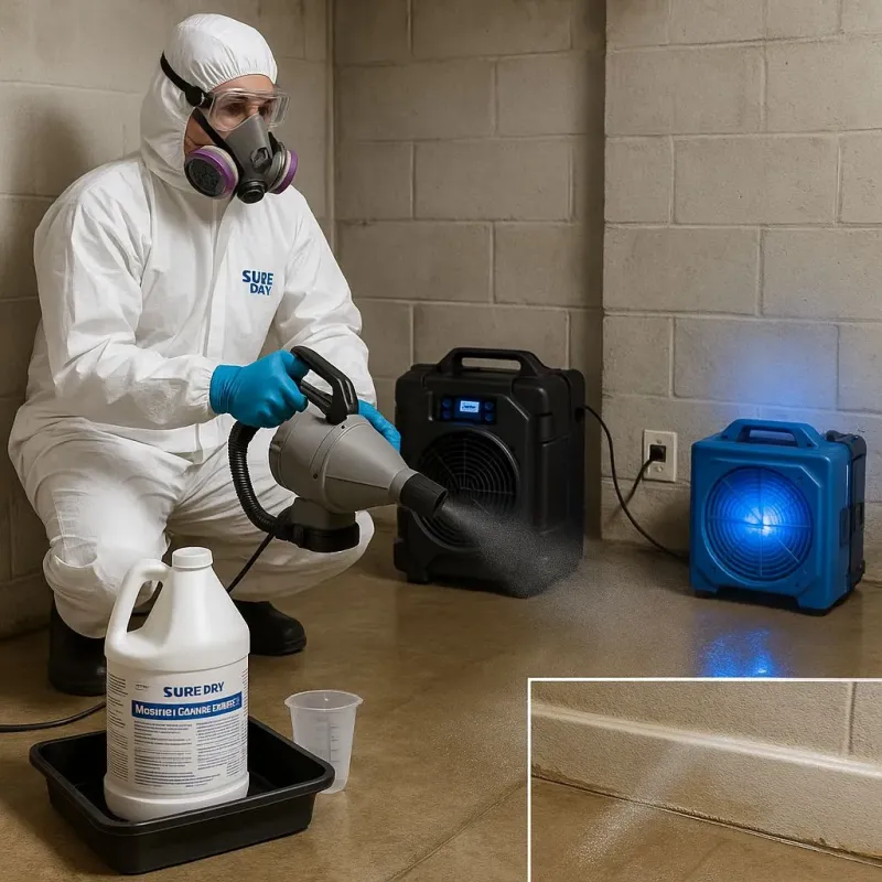 Sanitization and Odor Removal process in Brodhead, WI
